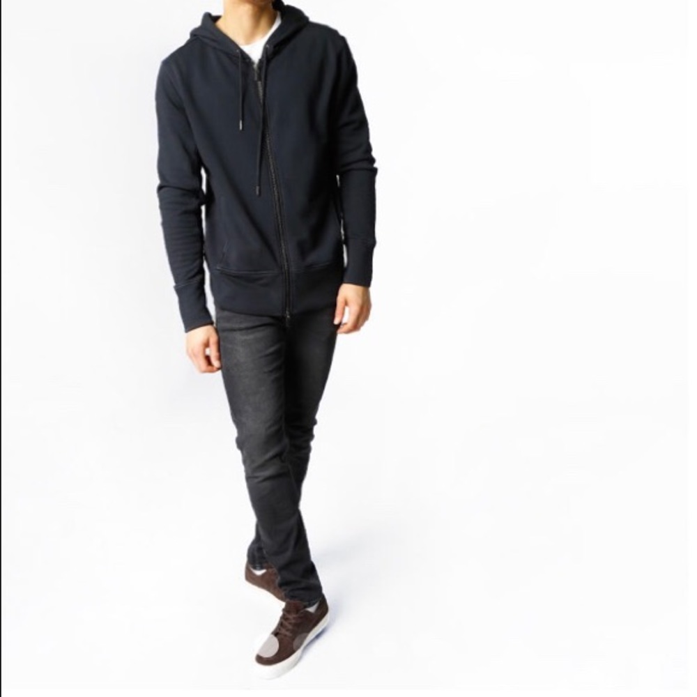 BLK DNM Ling Sleeves Hoodie - Picture 3 of 8